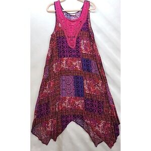 Millers Woman patchwork Mumu House Dress Sz 16 Sleeveless